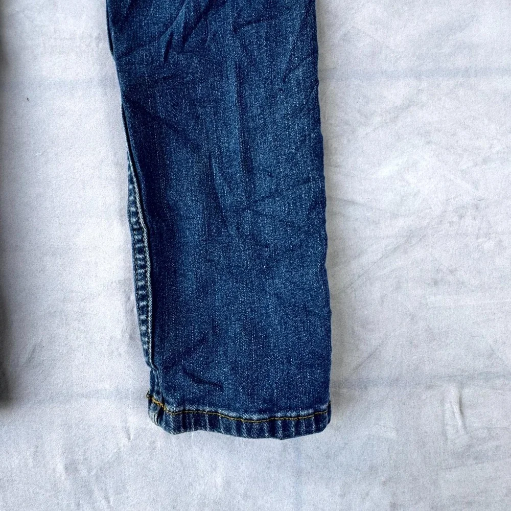 Cat & Jack Straight Jeans Boys 8 Blue Denim Medium Wash Super Stretch Streetwear